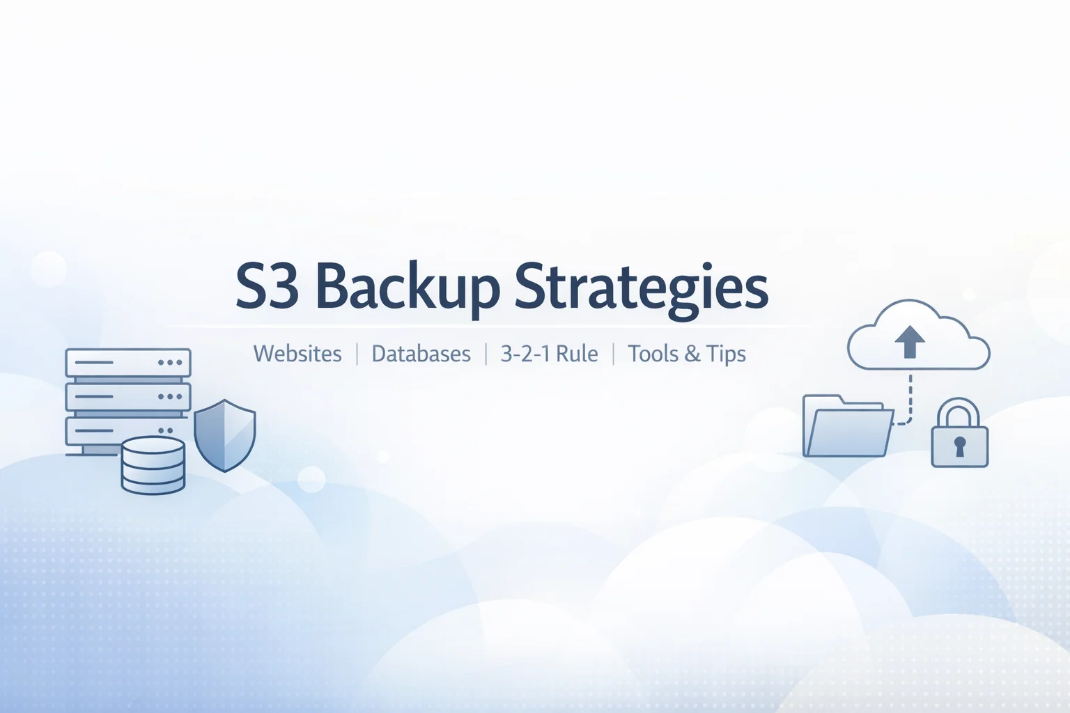 Бекапи в S3 без болю: WordPress, Laravel, статичні сайти, MySQL/PostgreSQL, 3-2-1, rclone, Borg/Restic і версіонування