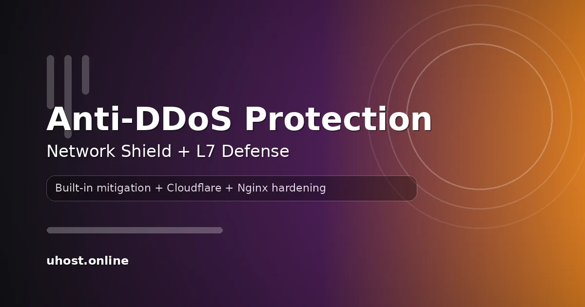 Anti-DDoS захист для наших клієнтів: як ми &ldquo;гасимо&rdquo; атаки на мережі та як захистити сайт через Cloudflare і Nginx (L7)