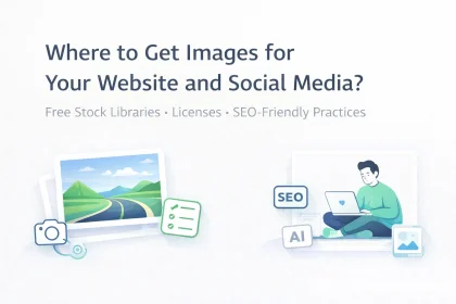 Де брати картинки для сайту та соцмереж: безкоштовні фотостоки, ліцензії та поради, щоб не зіпсувати SEO
